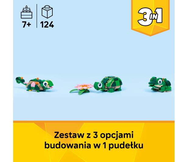LEGO CREATOR 31377 Żółw i kwiat lilii wodnej - 1473426 - zdjęcie 9